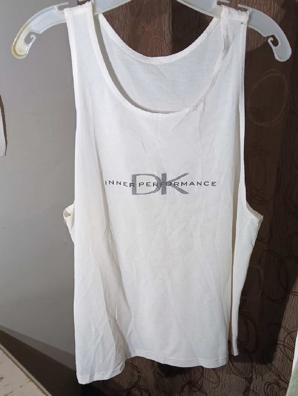 Donna Karan Ivory/Cream Tank Top